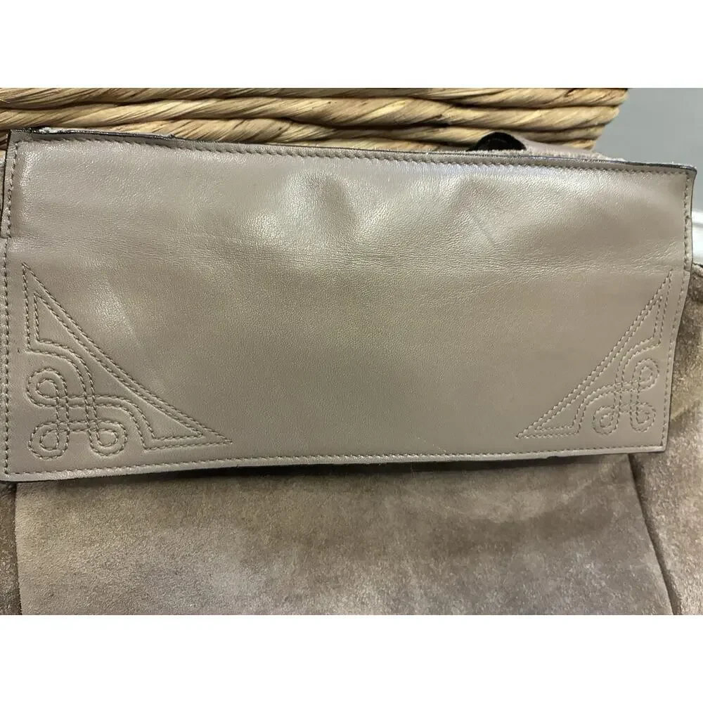 NWT Vintage Kenneth Cole Deadstock Brown Suede Crossbody – Early 2000s Y2K